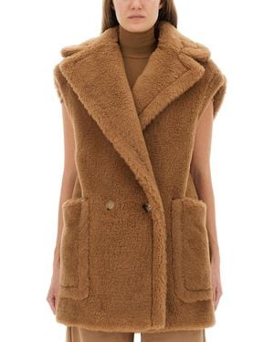 Max Mara Teddy Bear Vest "Breda1234" - Brown