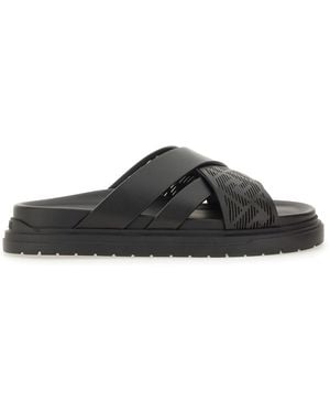 Fendi Slide Sandal - Black