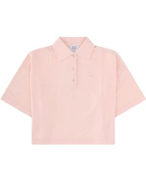 Maison Kitsuné Polo "Baby Fox" - Pink