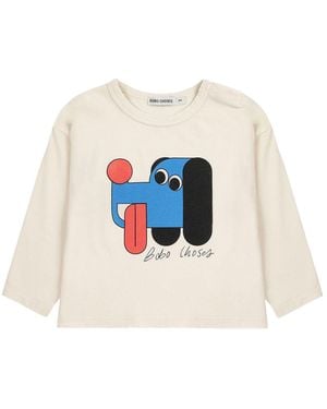 Bobo Choses "Doggy Mate" T-Shirt - White