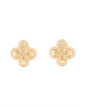 Tory Burch "Kira" Earrings - White
