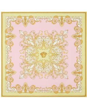 Versace Scarf With Print - Metallic