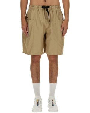 South2 West8 Belted Bermuda Shorts - Natural