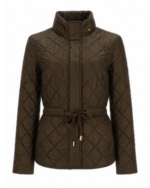 MICHAEL Michael Kors Giacca Imbottita Trapuntata Con Cintura - Green