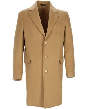 Colamarino Cappotto Monopetto - Natural