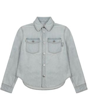 Bottega Veneta "Extra Bleach" Denim Shirt - Grey