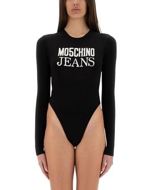 Moschino Body Con Logo - Nero