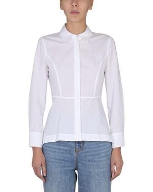 Tory Burch Poplin Shirt With Removable Collar - White