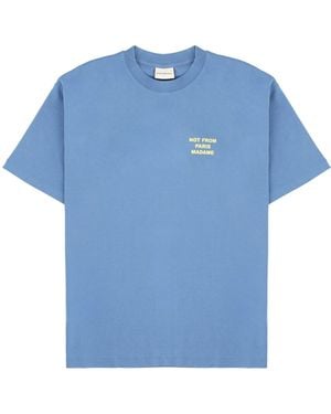 Drole de Monsieur Cotton T-Shirt - Blue