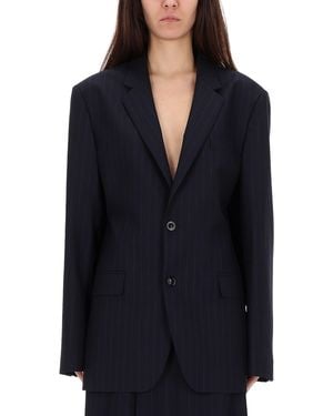 Maison Margiela Wool Jacket - Blue