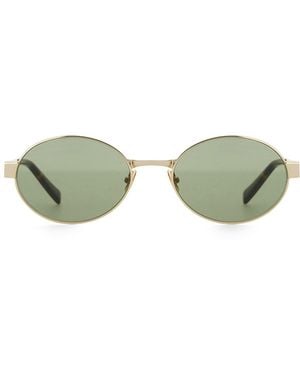 Saint Laurent Occhiale Da Sole "Sl 692" - Green