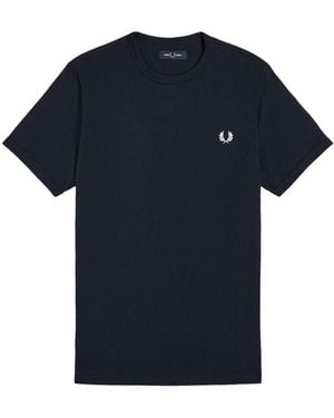 Fred Perry T-Shirt With Logo - Blue
