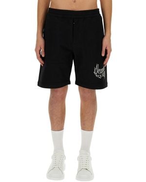 McQueen Regular Fit Bermuda Shorts - Black