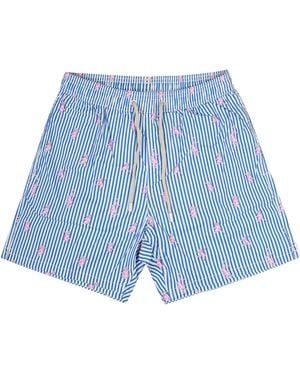 MC2 Saint Barth Costume Da Bagno "Lighting" - Blue