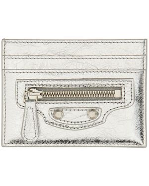 Balenciaga Card Holder "Le City" - Metallic