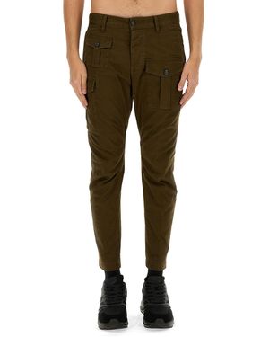 DSquared² Pantalone "Sexy Cargo" - Verde