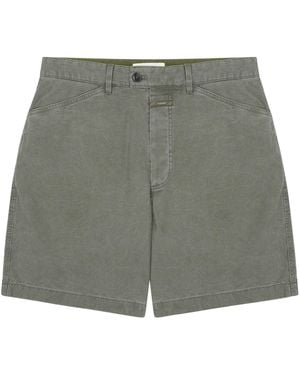 Closed Cotton Shorts - Gray