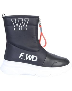 Forward Leather Boot - Blue