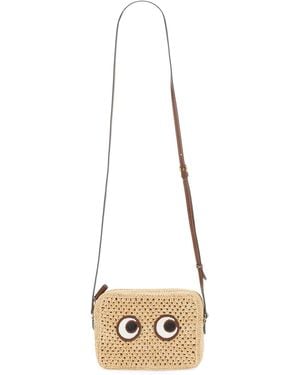 Anya Hindmarch Borsa A Tracolla "Eyes" - Natural