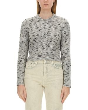 Moschino Cropped Shirt - Grey