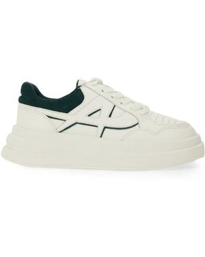 Ash Off- Out Of Office "For Walking" Leather Trainers - White