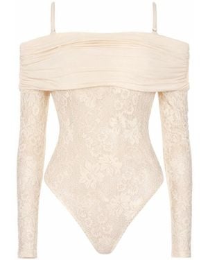 Zimmermann Lace Bodysuit "Rebellion" - Natural