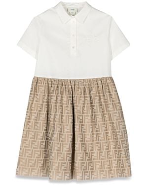 Fendi Junior Dress Fabric - White