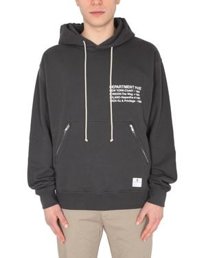 パーカー・フーディ DEPARTMENT FIVE LOGO PRINT SWEATSHIRT Department 5 Hoodies for Men | Online Sale up to 57% off | Lyst
