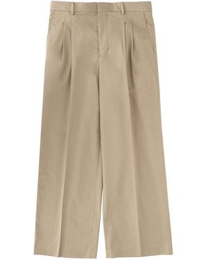 Ami Paris Straight Trousers - Natural