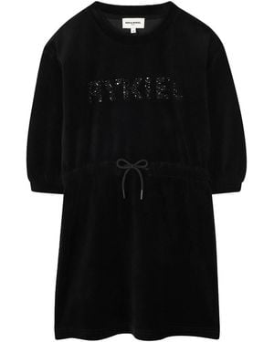Sonia Rykiel Dress With Logo - Black