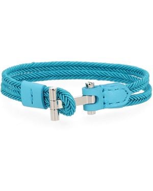 Tom Ford Braided T-Bar Bracelet - Blue
