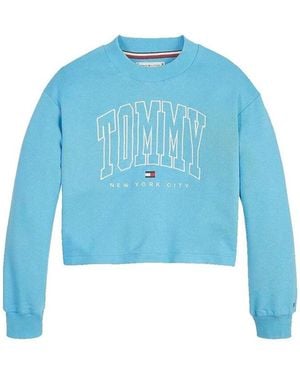 Tommy Hilfiger "Varsity" Logo Jersey - Blue