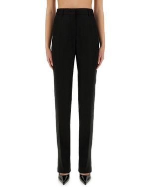 Sportmax Straight-Leg Trousers - Black