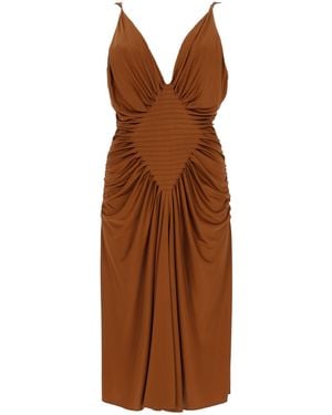Versace Abito Midi - Brown