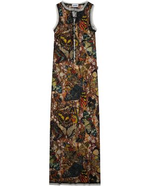 Jean Paul Gaultier Chic Polyamide Mini Dress For - Yellow