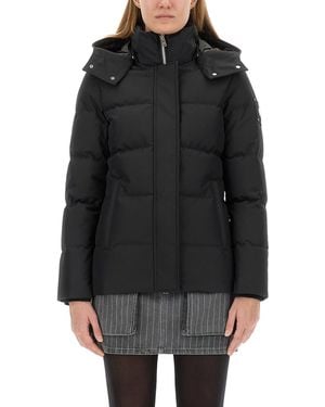 Moose Knuckles Padded High Collar Jacket - Black
