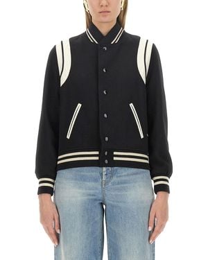 Saint Laurent Teddy Jacket - Black