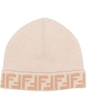 Fendi Reversibile Di Berretto Junior Di - Neutro