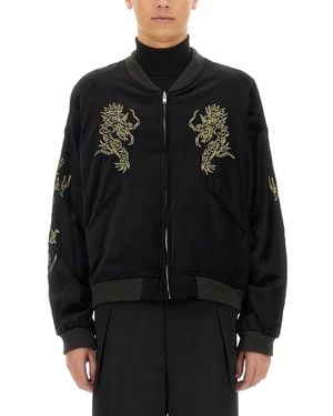Sasquatchfabrix. Souvenir Jacket "Eastend Dragon" - Black