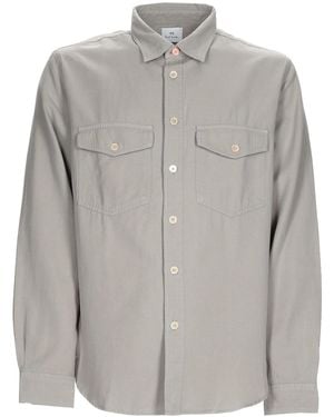 Paul Smith Regular Solid Shirt - Grey