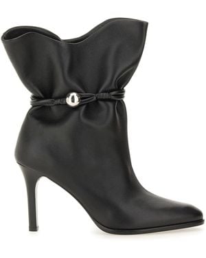Isabel Marant "Lolya" 80Mm Ankle Boots - Black