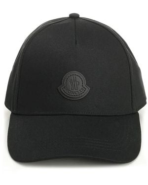 Moncler Baseball Hat With Logo - Black
