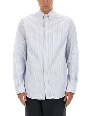 Bally Striped Pattern Shirt - White
