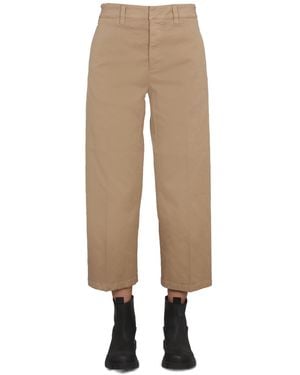 Department 5 Cotton Trousers - Natural