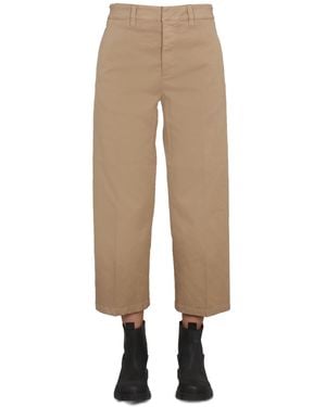 Department 5 Cotton Trousers - Natural