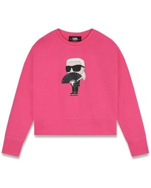 Karl Lagerfeld Felpa - Rosa
