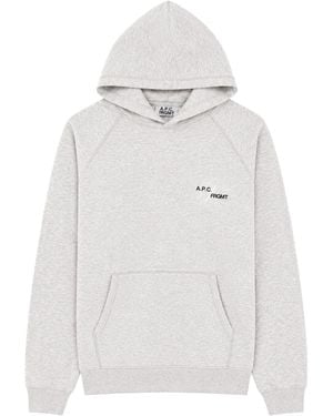 A.P.C. A. P.C. Felpa Con Logo - White