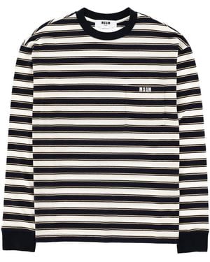 MSGM T-Shirt Con Logo - Black