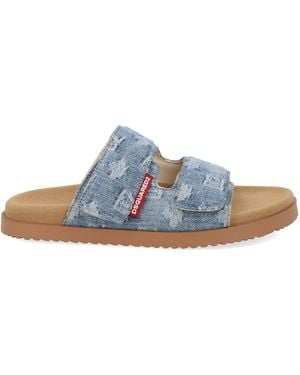 DSquared² Sandalo A Doppia Fascia - Blue