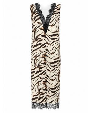 Ganni Abito Midi - White